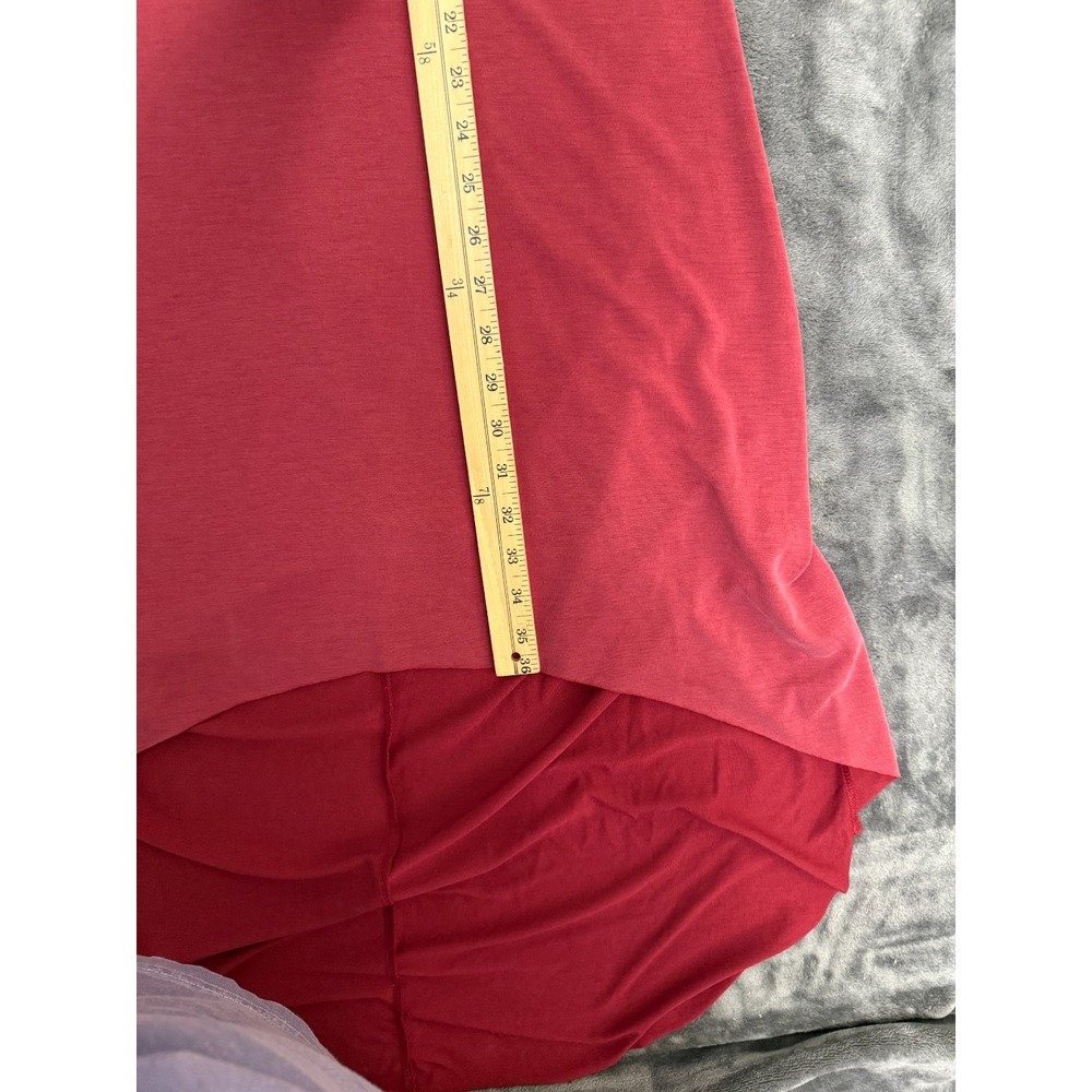 Peach Love California Tank high low Modal boho beach red dress summer Medium - Picture 3 of 9